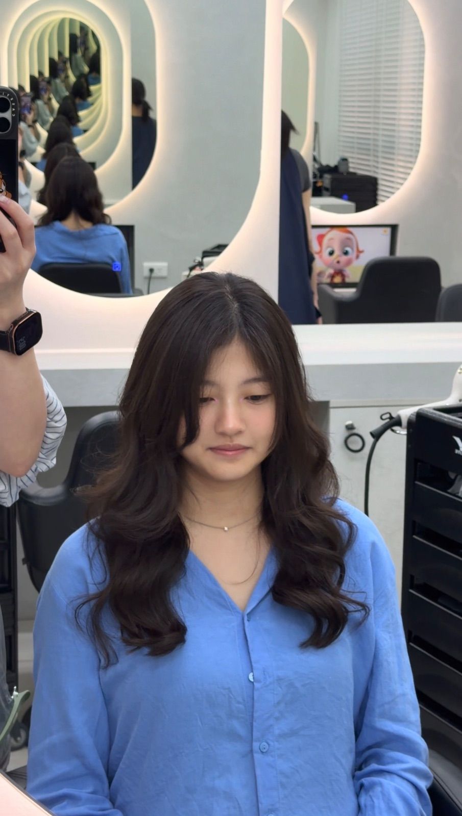 舍肆 Celsius Salon 竹北燙髮作品・長髮・設計師 Nina
