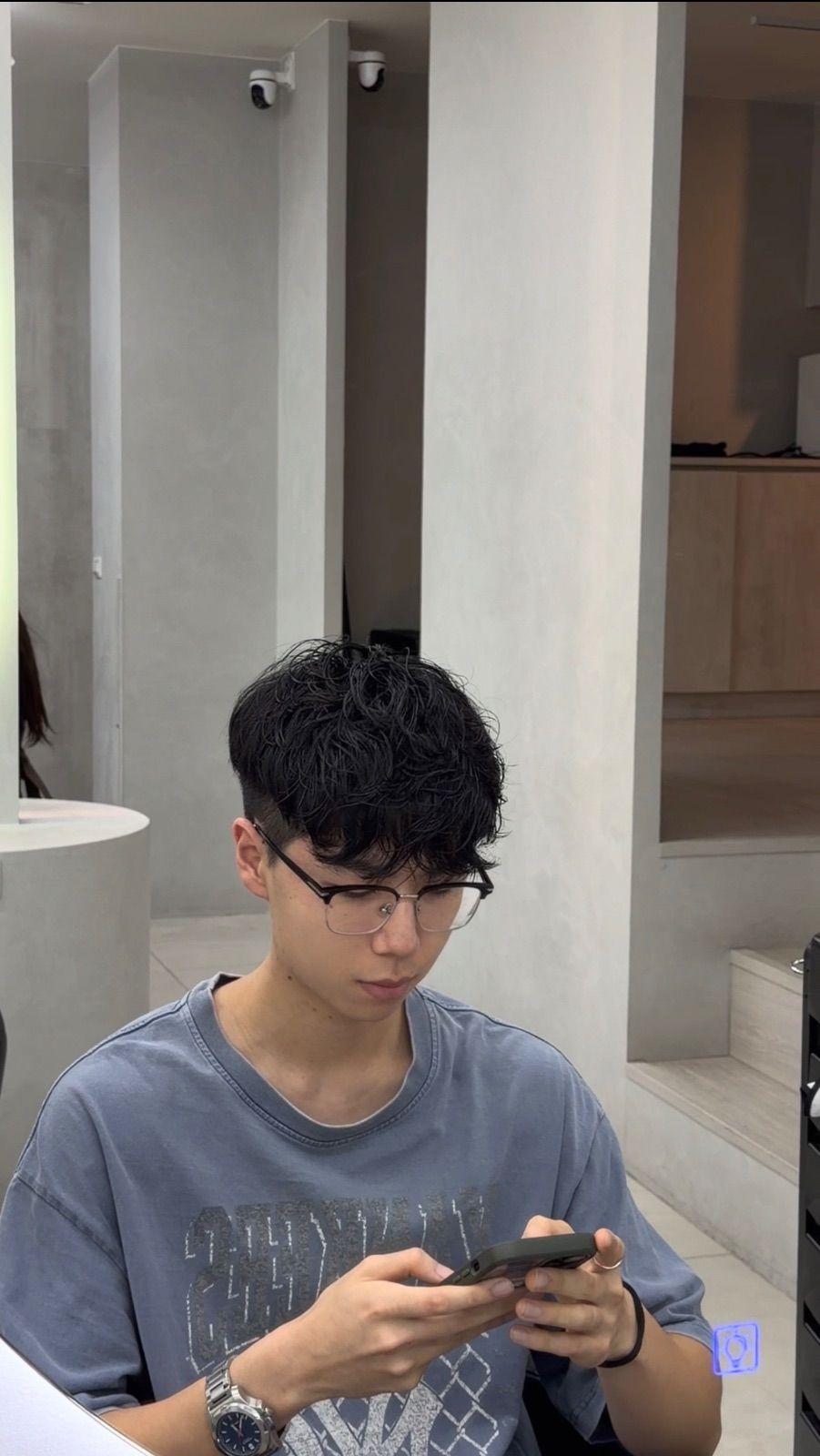 舍肆 Celsius Salon 竹北燙髮作品・紋理燙、男士・設計師 Nina