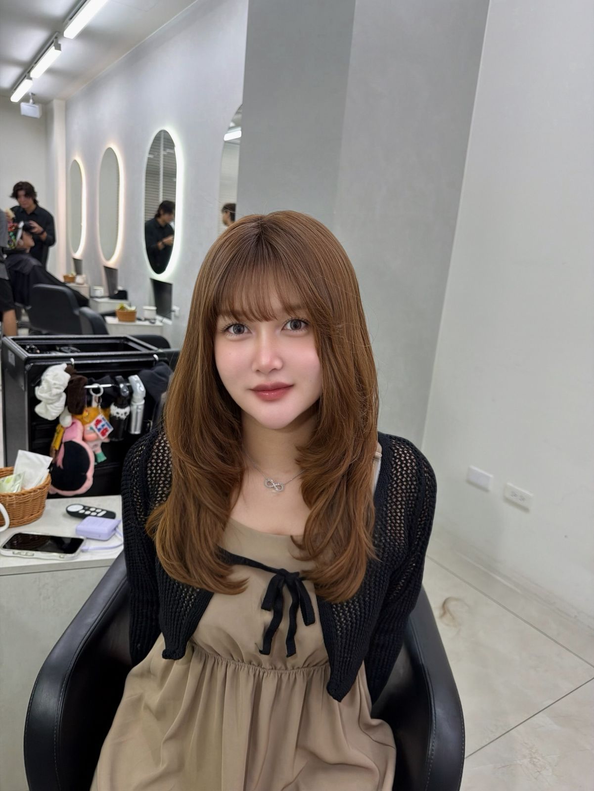 舍肆 Celsius Salon 竹北燙髮作品・層次燙・設計師 Fanny