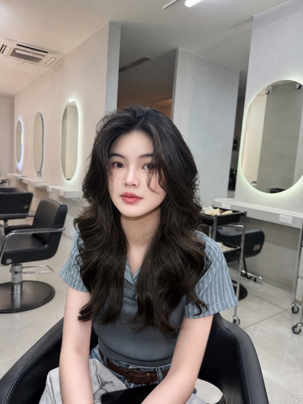舍肆 Celsius Salon 竹北燙髮作品・女生長髮大波浪捲度