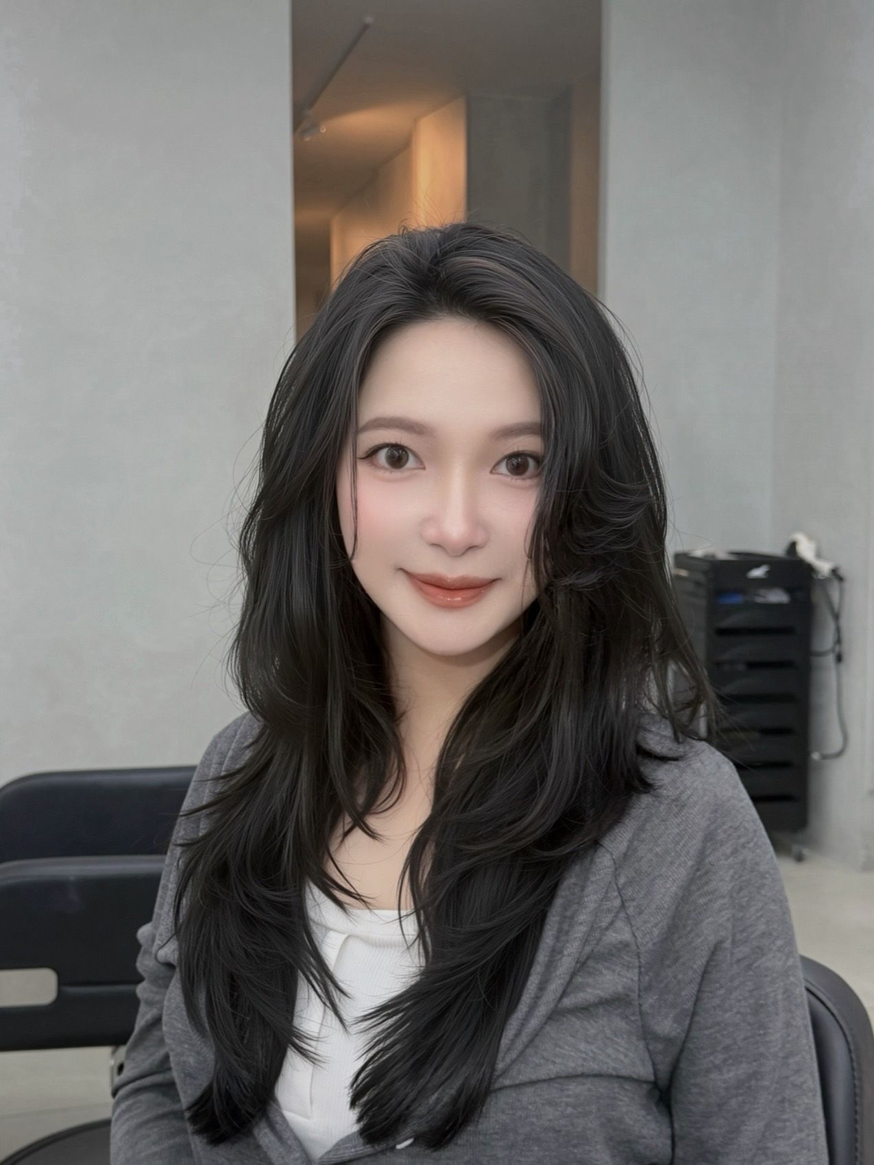 舍肆 Celsius Salon 竹北剪髮作品・女生黑髮長層次剪裁